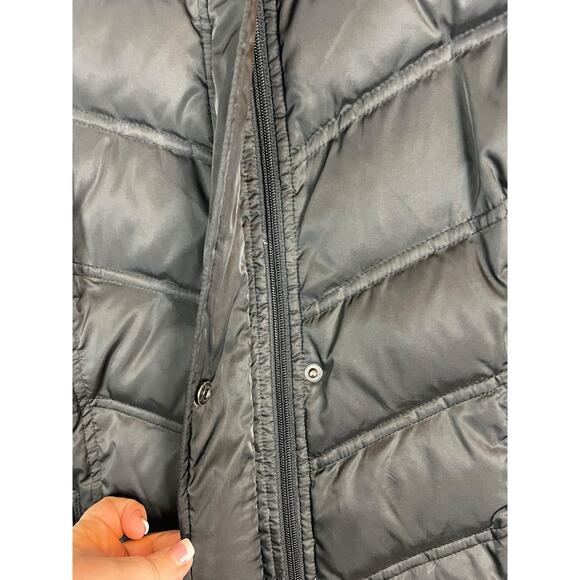Kenneth Cole Reaction down puffer jacket coat Womens L Large - Picture 2 of 11